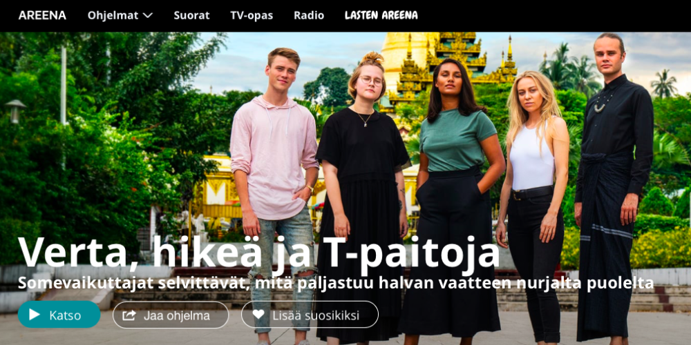 Yle-vero, Yle areena